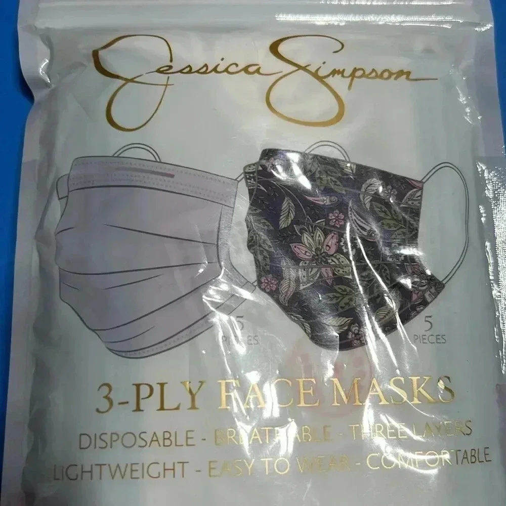 Jessica Simpson ladies face covers  mask‎ 10pck